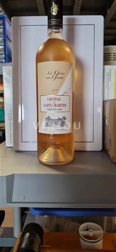 Provence Côtes-de-provence Cru Classé Saint Martin La Grive au Grain 2019