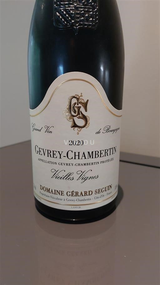 Burgundi Gevrey-Chambertin Gérard Seguin Vieilles Vignes 2020