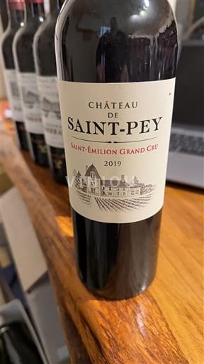 Bordeaux Saint-Émilion Grand Cru Grand Cru Château Saint-Pey 2019