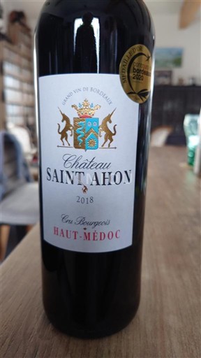 Бордо Го-Медок Cru Bourgeois Château Saint Ahon 2018