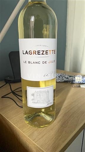 Lounais-Ranska Cahors Lagrezette Le Blanc de Julie 2024
