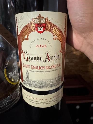 Bordeaux Saint-Émilion Grand Cru Grand Cru Grande Arche 2022