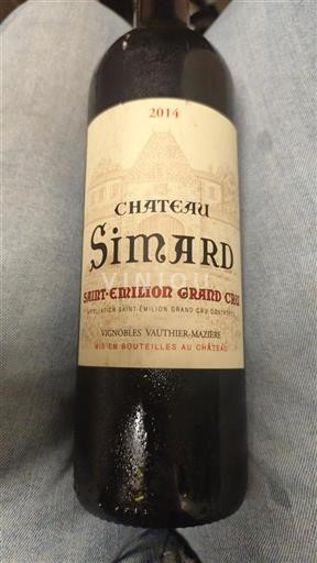 Bordeaux Saint-Émilion Grand Cru Grand Cru Château Simard 2014