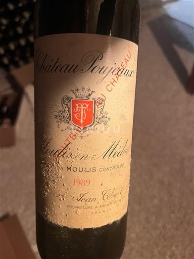 Bordeaux Moulis-en-Médoc Château Poujeaux 1989