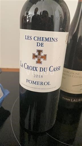 Bordeaux Pomerol Château La Croix du Casse Les Chemins 2018