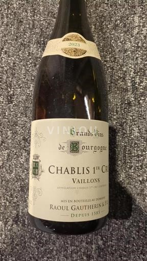 Bourgogne Premier Cru Raoul Gautherin et Fils Vaillons 2023