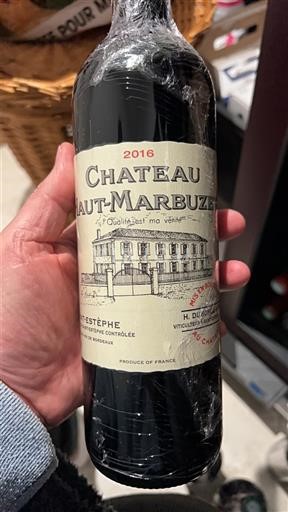 Bordeaux Saint-Estèphe Grand Cru Château Haut-Marbuzet 2016