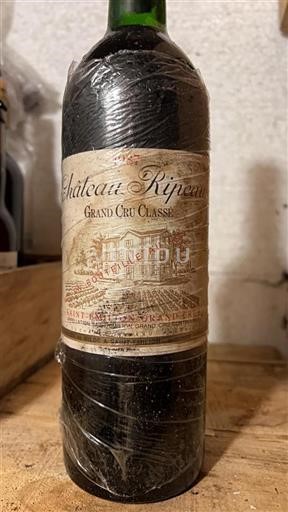 Bordeaux Saint-Émilion Grand Cru Classé Château Ripeau 1987