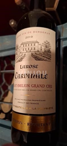 Bordeaux Saint-Émilion Grand Cru Grand Cru Larose Cardinal 2019