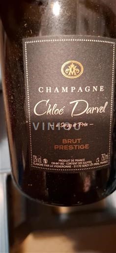 Champaña Champán Chloé Darvel Brut Prestige Sin añada