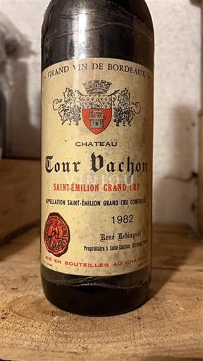 Burdeos Saint-Émilion Grand Cru Tour Vachon 1982