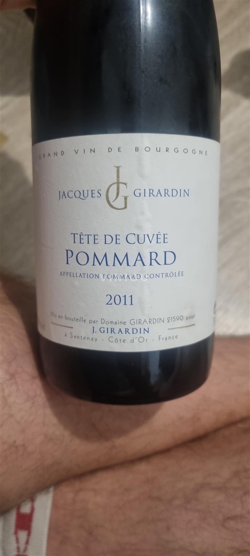 Burgundy Pommard Jacques Girardin Tête de 2011