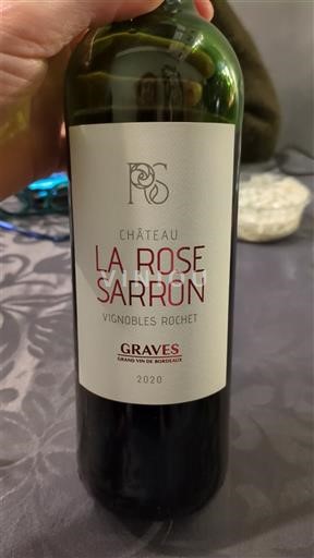 Bordeaux Graves Château La Rose Sarron 2020