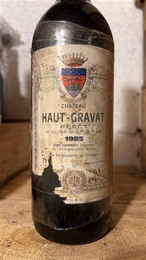 Bordéus Médoc Château Haut-Gravat 1985