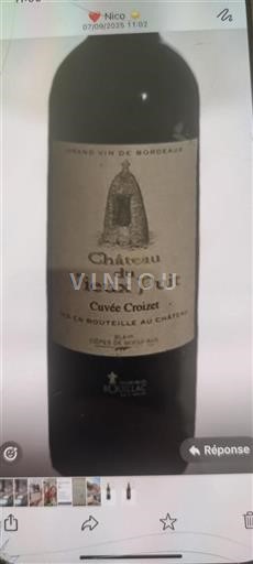Bordeaux Blaye-Côtes-de-Bordeaux Château Vieux Puit Croizet 2019