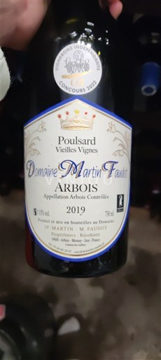 Jura Arbois Domaine Martin Faudot Poulsard Vieilles Vignes 2019
