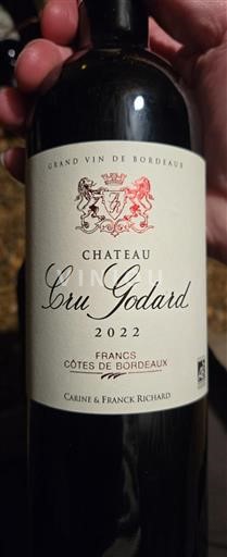 Bordeaux Francs Côtes de Bordeaux Château Cru Godard 2022
