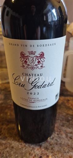 Bordeaux Francs-Côtes-de-Bordeaux Château Cru Godard 2022