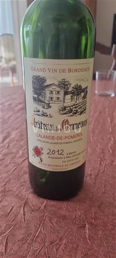 Bordeaux Lalande-de-Pomerol Château Des Ormeaux 2012