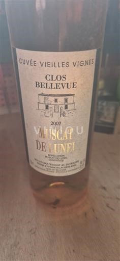 Languedoc Muscat-de-lunel Clos Bellevue Vieilles Vignes 2007