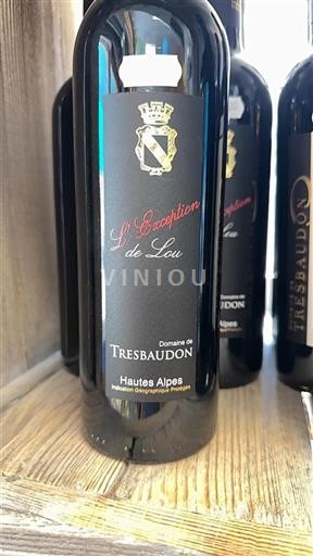Provence, Lower Rhône Valley, Corsica Hautes-Alpes Domaine Tresbaudon L’Exception de Lou Non-Vintage