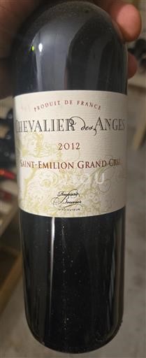 Burdeos Saint-Émilion Grand Cru Chevalier des Anges 2012