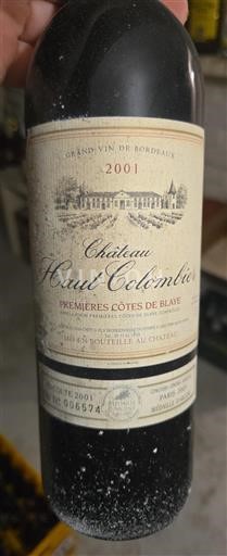 Bordeaux Không được chỉ định Château Haut-Colombier 2001