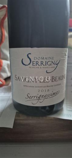 Burgundija Savigny-lès-beaune Domaine Serrigny Serrignysisme 2018