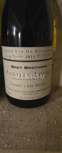 Burgundija Pouilly-Loché Bret Brothers Climat « Les Mûres » 2013
