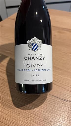 Burgundy Givry Premier Cru Maison Chanzy Premier Cru - Le Champ Lalot 2021