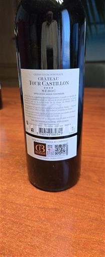 Bordeaux Médoc Cru Bourgeois Château Tour Castillon 2014