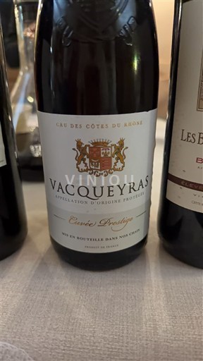 Valle del Ródano Vacqueyras Cuvée Prestige Sin añada