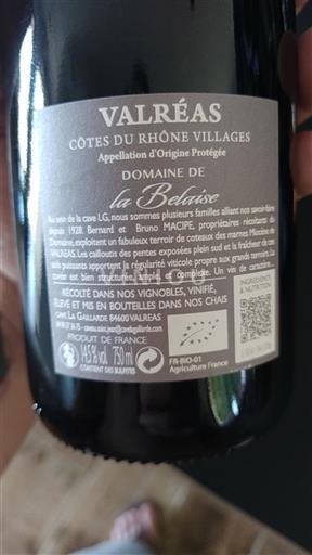 Rhône-dalen Cornas Domaine La Belaise Ikke årgangsbestemt