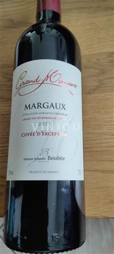 Bordeaux Margaux Maison Johanès Boubée d'Exception 2021