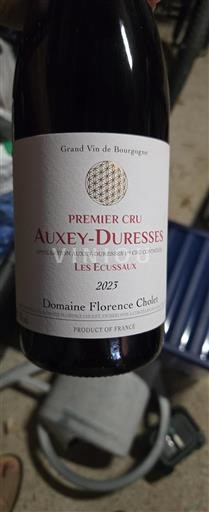 Burgundi Auxey-Duresses Premier Cru Domaine Florence Cholet Les Ecusseaux 2023