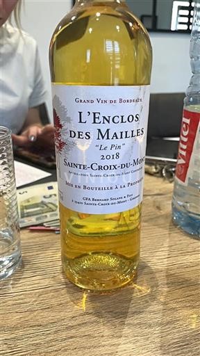 Bordeaux Sainte-Croix-Du-Mont L'Enclos des Mailles Le Pin 2018