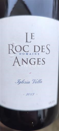 Languedoc và Roussillon Côtes Catalanes Le Roc des Anges Iglesia Vella 2013