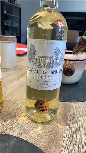 Bordéus Graves Château Landiras 2018