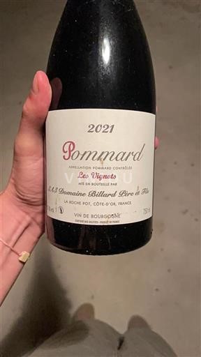 Burgundsko Pommard Domaine Billard Père et Fils Les Vignots 2021