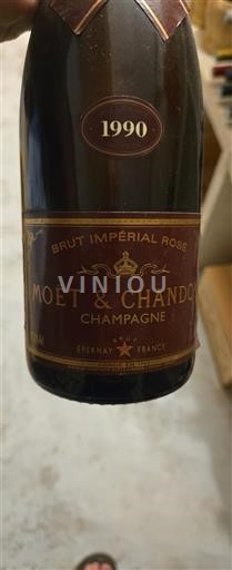 Champaña Champán Moët & Chandon Brut Impérial Rosé 1990