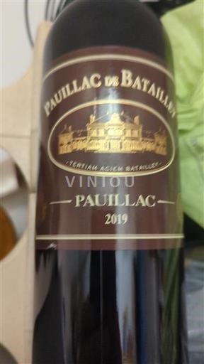 Bordeaux Pauillac Pauillac de Batailley 2019