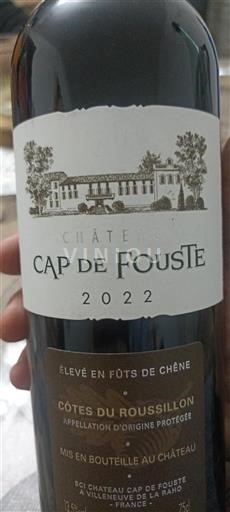 Roussillon Côtes-du-Roussillon Château Cap de Fouste 2022
