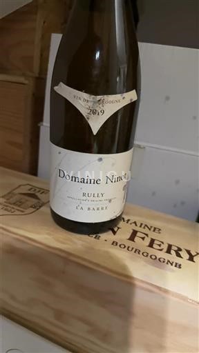 Burgundi Rully Domaine Ninot La Barre 2019