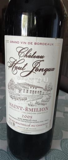 Burdeos Saint-Émilion Château Haut Ponqua 2005