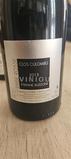 Corsica Niet gespecificeerd Clos Culombu Ribbe Rosse 2015