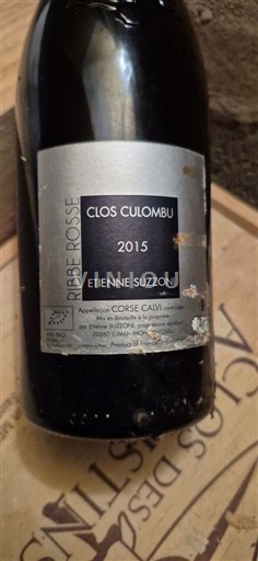 Korsika Ospecificerad Clos Culombu Ribbe Rosse 2015