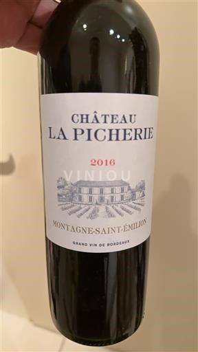 Bordeaux Montagne-saint-émilion Château La Picherie 2016