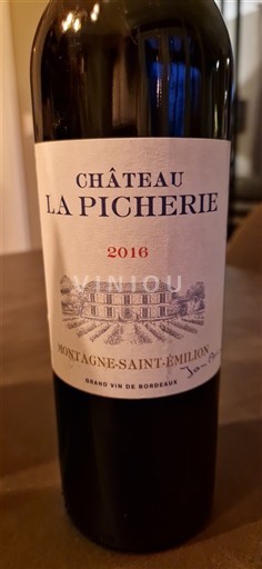 Bordeaux Montagne-saint-émilion Château La Picherie 2016