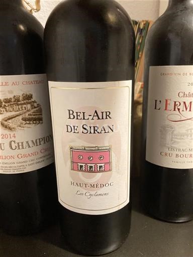 Bordeaux Haut-Médoc Bel-Air de Siran Les Cyclamens 2020