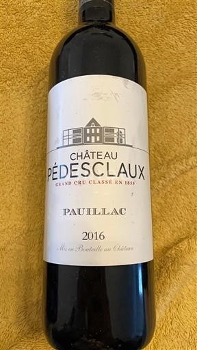 Bordeaux Pauillac Grand Cru Château Pedesclaux 2016